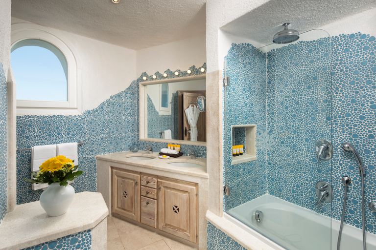 Bathroom 5, Romazzino, A Belmond Hotel, Costa Smeralda, Olbia-Tempio