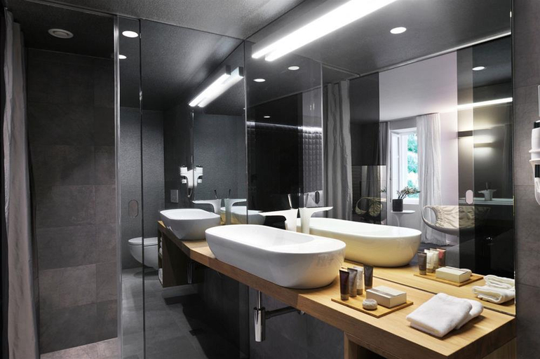 Bathroom 5, Vander Urbani Resort – A Member Of Design Hotels, Ljubljana