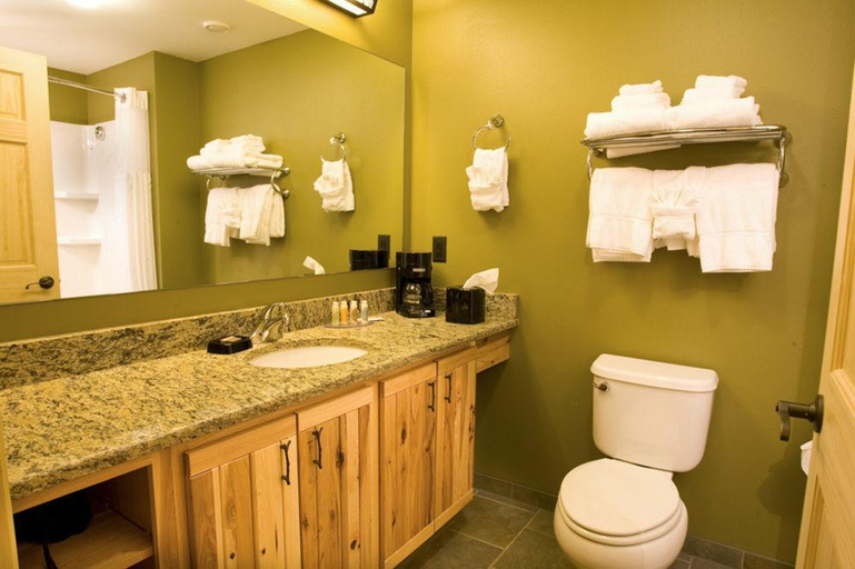 Bathroom, Hope Lake Lodge, Cortland