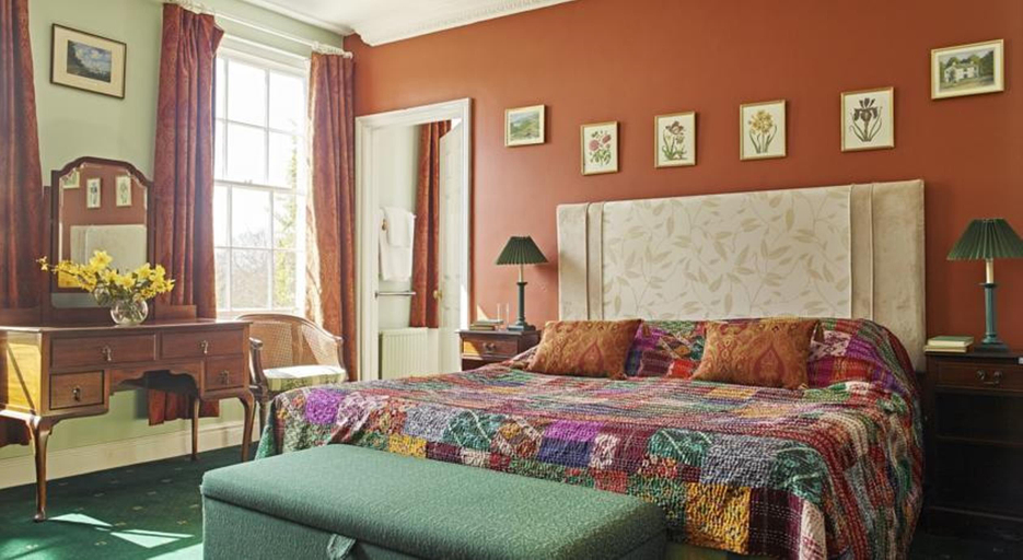 Bedroom 3, Corse Lawn House Hotel, Worcestershire