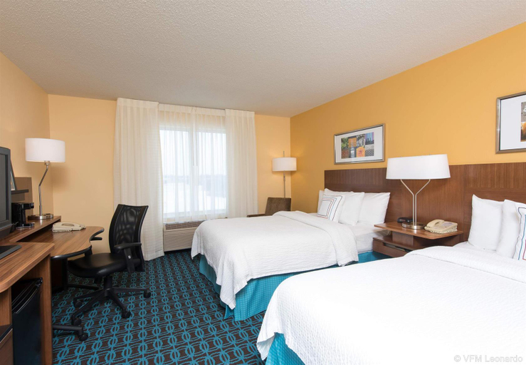 Bedroom 3, Fairfield Inn & Suites Chicago St. Charles, Kane