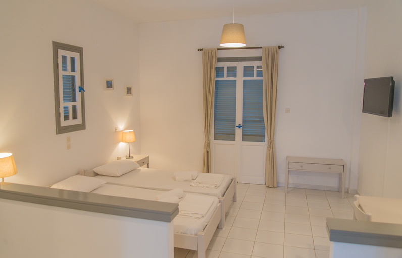 Bedroom 3, Ostria Hotel and Apartments, South Aegean