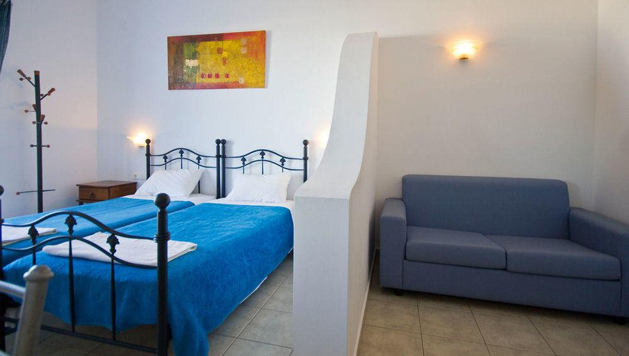 Bedroom 3, 'Lindian Myth' Sea View Studios, South Aegean