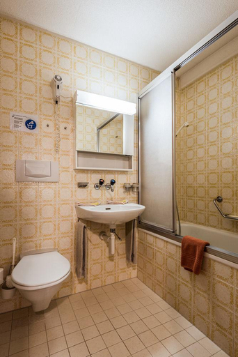 Bathroom 5, Hotel Jungfraublick Wengen, Interlaken