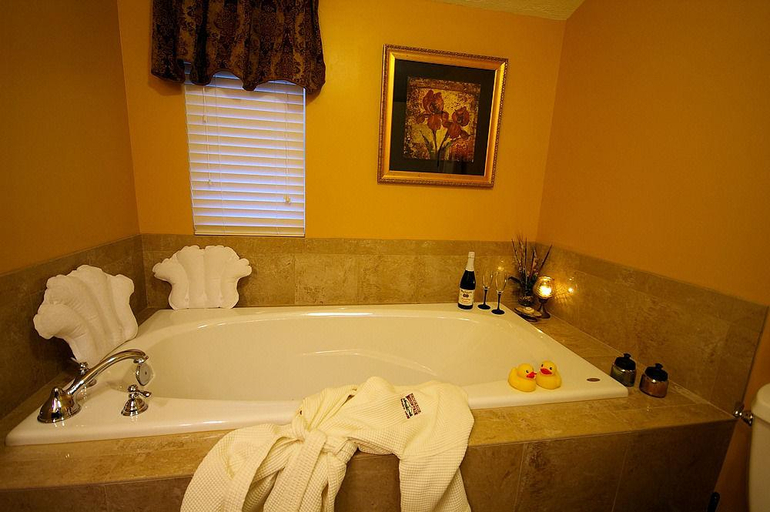 Bathroom 1, Brookside Mountain Mist Inn B&B, Haywood