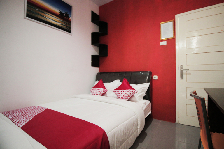 Bedroom, Hotel O Bandar Lampung Near Gor Saburai, Bandar Lampung