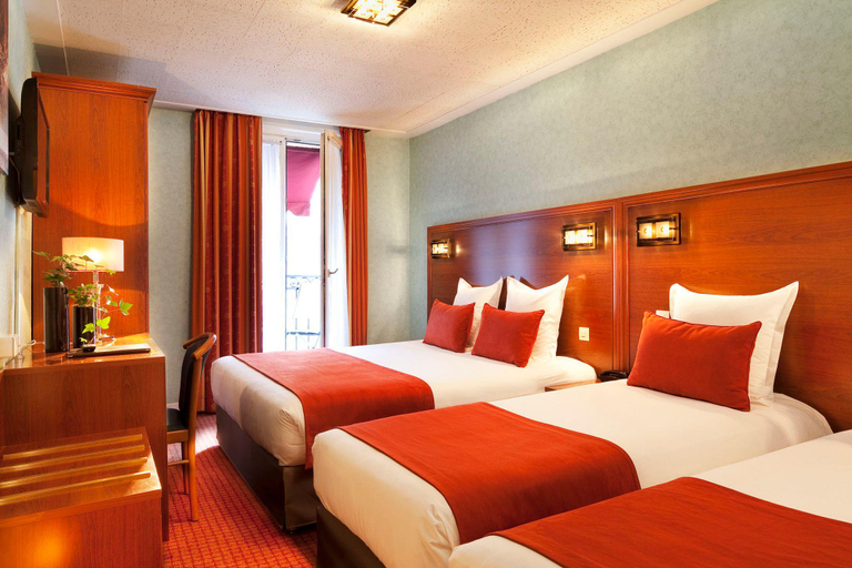 Bedroom 4, Hôtel Terminus Lyon, Paris
