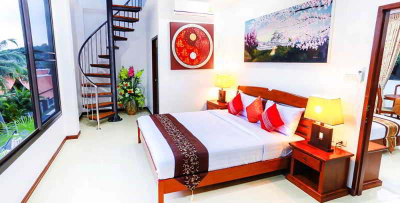 Bedroom 1, Palm Oasis Boutique Hotel, Phuket Island
