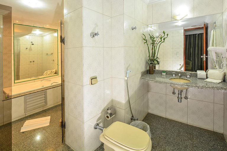 Bathroom 4, Umuarama Plaza Hotel, Goiania