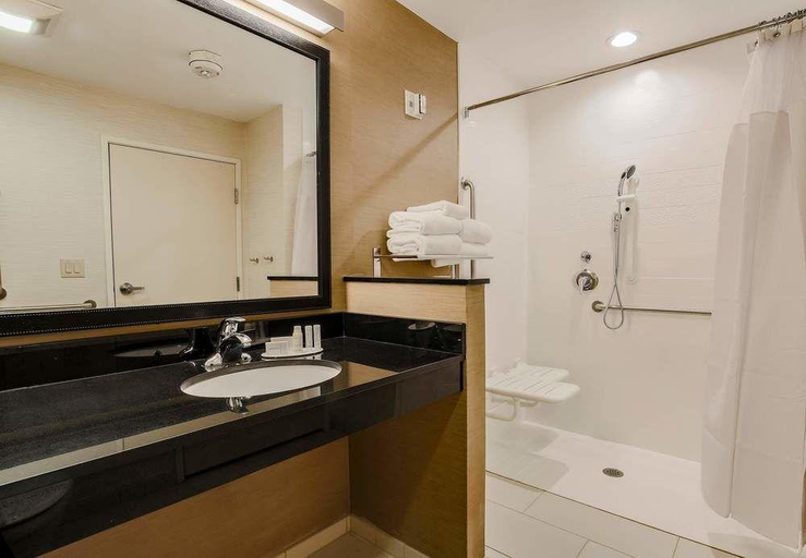 Bathroom 5, Fairfield Inn & Suites Snyder, Scurry