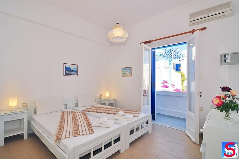 Bedroom 2, Soultana Rooms & Apartments, South Aegean