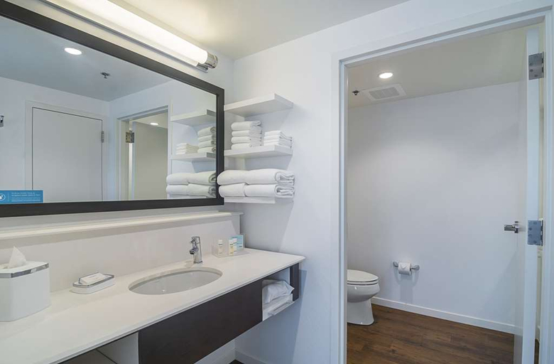 Bathroom 5, Hampton Inn Chicago North-Loyola Station, Cook