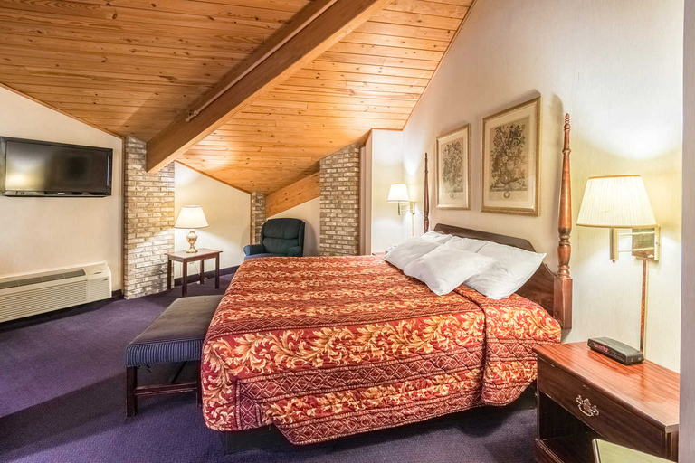 Bedroom 3, Rodeway Inn, Wood