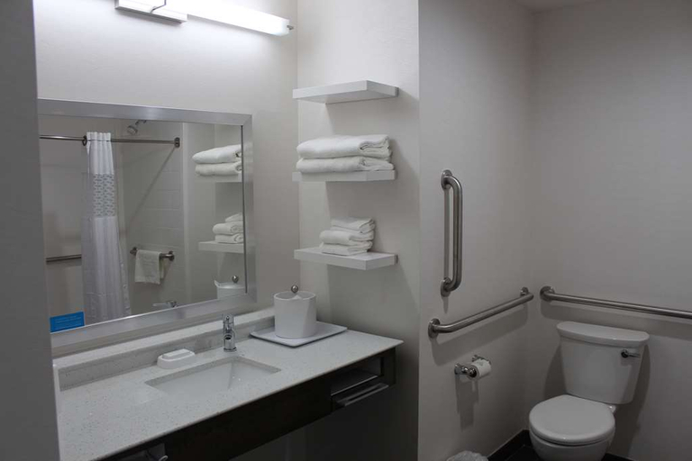 Bathroom 5, Hampton Inn & Suites Guthrie, Logan