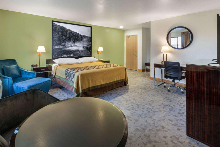 Bedroom 3, Super 8 by Wyndham Uniontown PA, Fayette