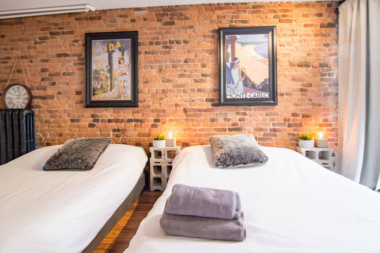 Bedroom 3, 1858 Upscale Lofts in Old Montreal by Nuage, Montréal