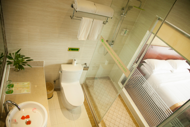 Bathroom, Vienna International Hotel Shanghai AiTe Road, Shanghai
