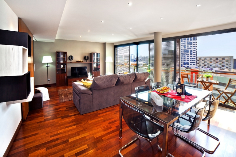 Public Area, Victoria Diagonal Mar 1 Design Duplex Penthouse, Barcelona