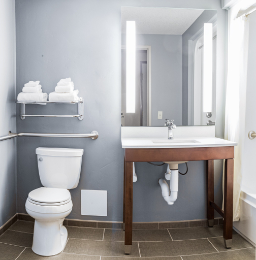 Bathroom 5, The Pine Lodge on Whitefish River, Flathead