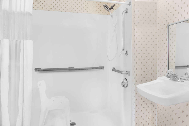 Bathroom, Gray Inn and Suites, Jones