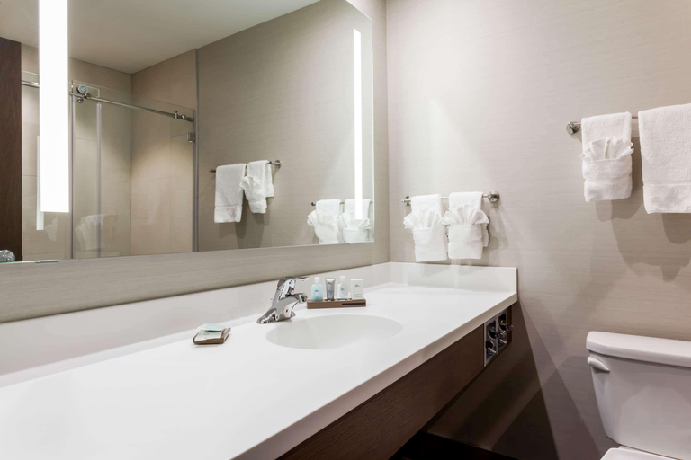 Bathroom 5, Wyndham Garden Edmonton Airport, Division No. 11