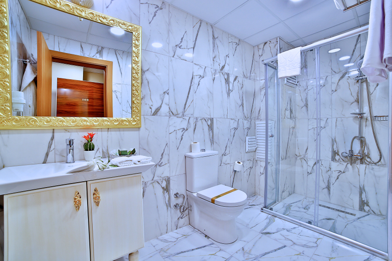 Bathroom, Ebrusun Konagi Hotel, Kartal