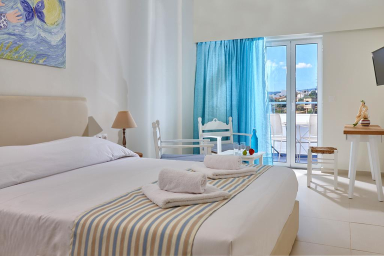 Bedroom, Vasia Ormos Hotel, Crete