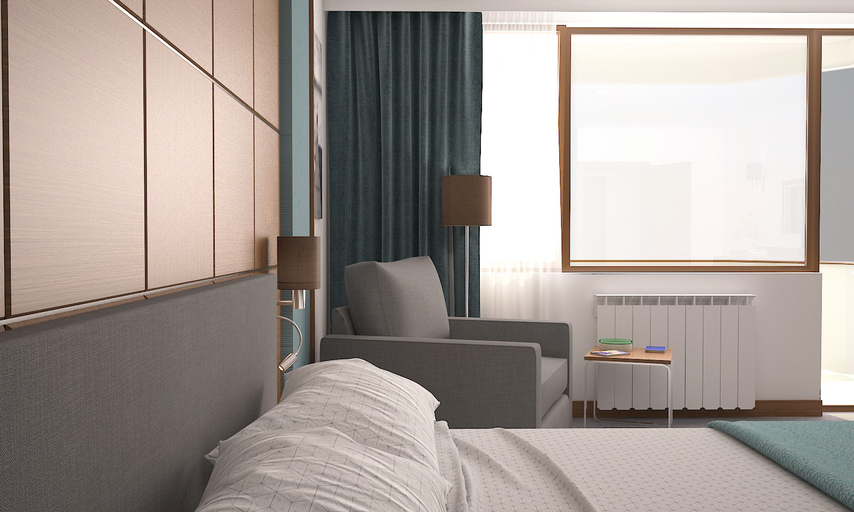 Bedroom, Pomorie Sun Hotel, Nesebar
