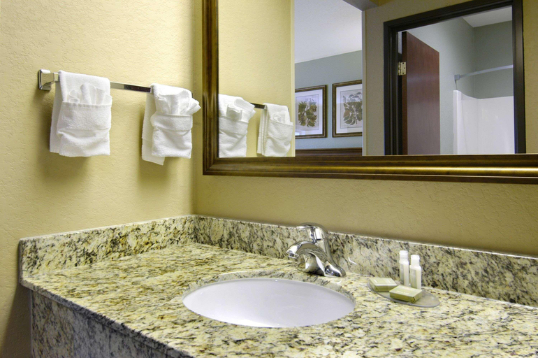 Bathroom, Baymont by Wyndham Cherokee Smoky Mountains, Swain