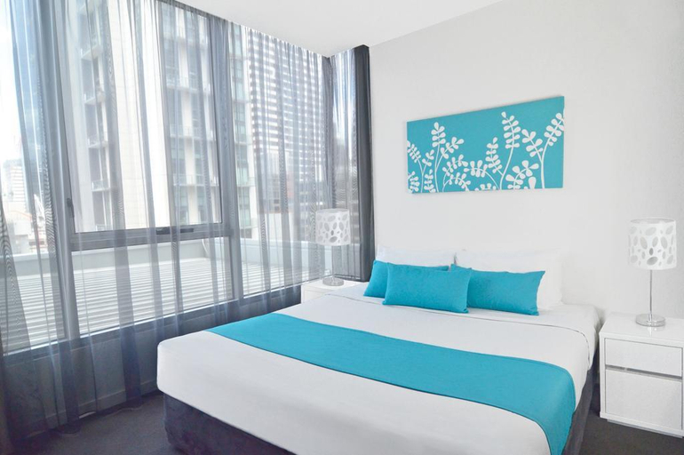 Bedroom 3, Milano Serviced Apartments, Melbourne
