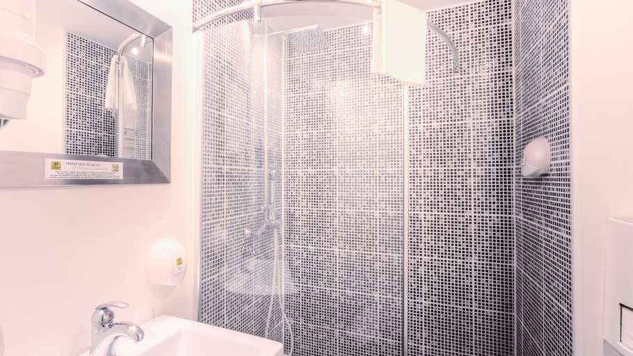 Bathroom 4, Logis Hotel-Restaurant des Acacias, Nord