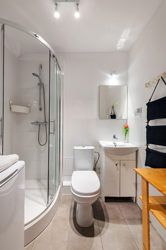 Bathroom, P&O Apartments Zgoda 23, Warsaw