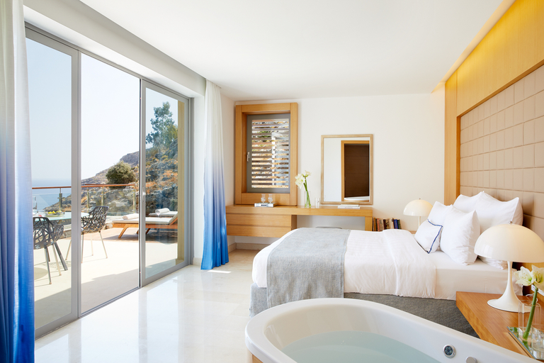 Bedroom 3, Lindos Blu, South Aegean
