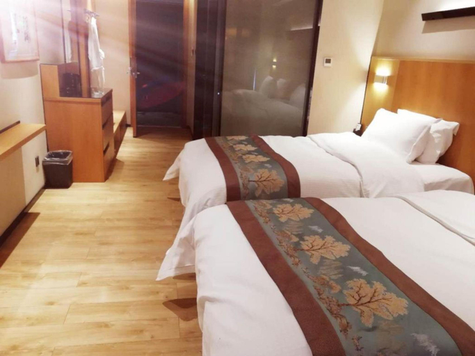 Bedroom 2, Easetel Hotel Qingdao Agricultural university subway station, Qingdao