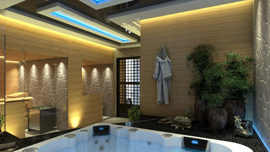 Bathroom, Imperial Conference & Spa