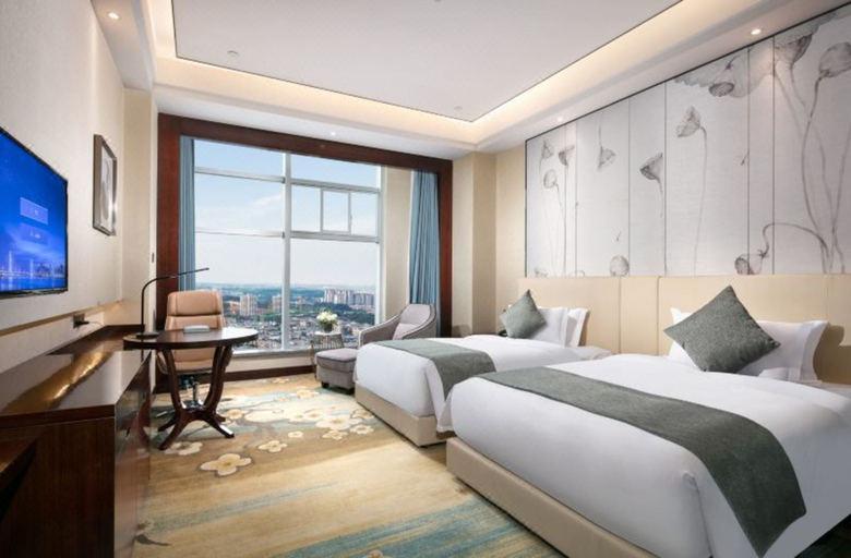 Bedroom 3, Ramada by Wyndham Wuhan Dongxihu, Wuhan