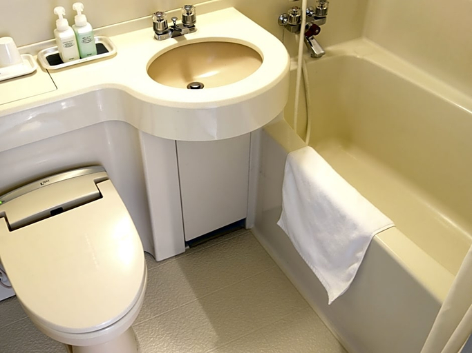 Bathroom 2, Hotel Green Park, Sendai