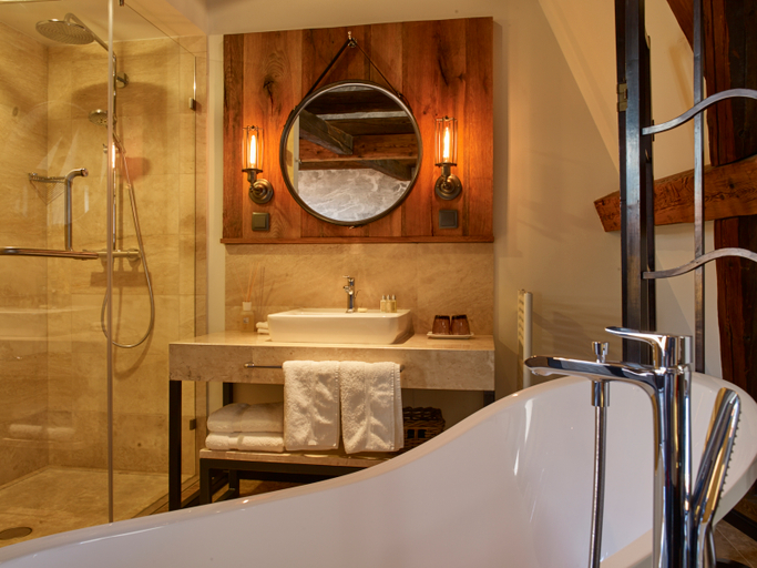 Bathroom, Pest-Buda Hotel - Design & Boutique, Budapesti