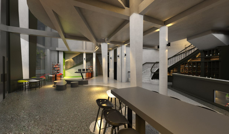 Public Area 2, The Twizt - Lifestyle Hostel & Hotel, Siem Reap