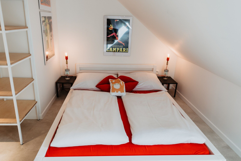 Bedroom 2, Street food Possonium Apartments, Bratislava