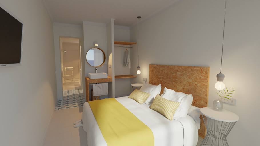 Bedroom, Cala Morlanda Estudios, Baleares
