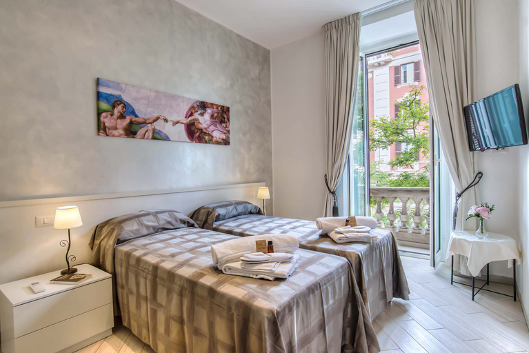 Bedroom 3, Rome Central Rooms, Rome