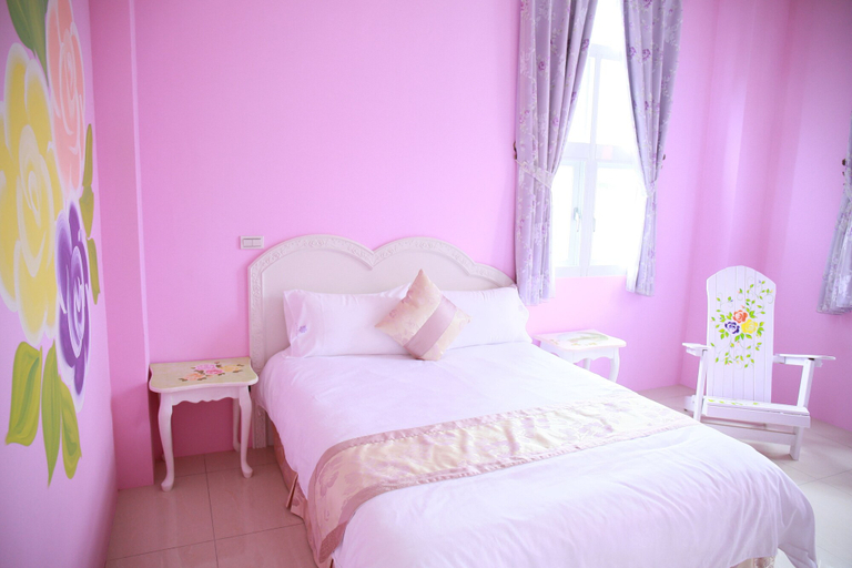 Bedroom 2, 宜蘭蝶古巴特風情畫民宿, Yilan