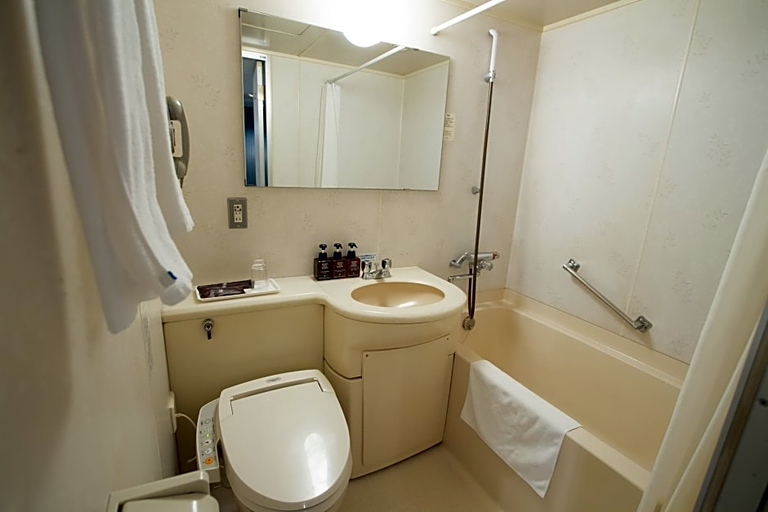 Bathroom 4, Green Rich Hotel Oita Miyakomachi, Ōita