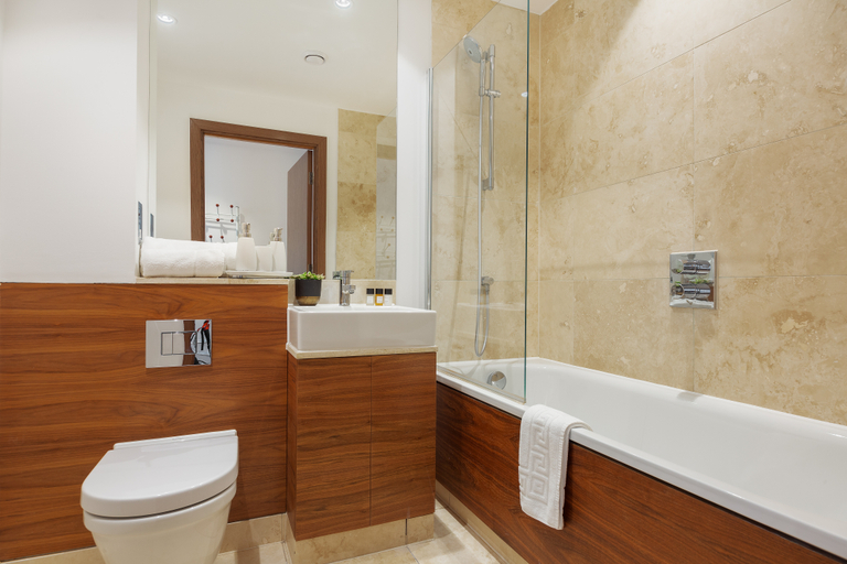 Bathroom 5, Shoreditch Square Apartments, London