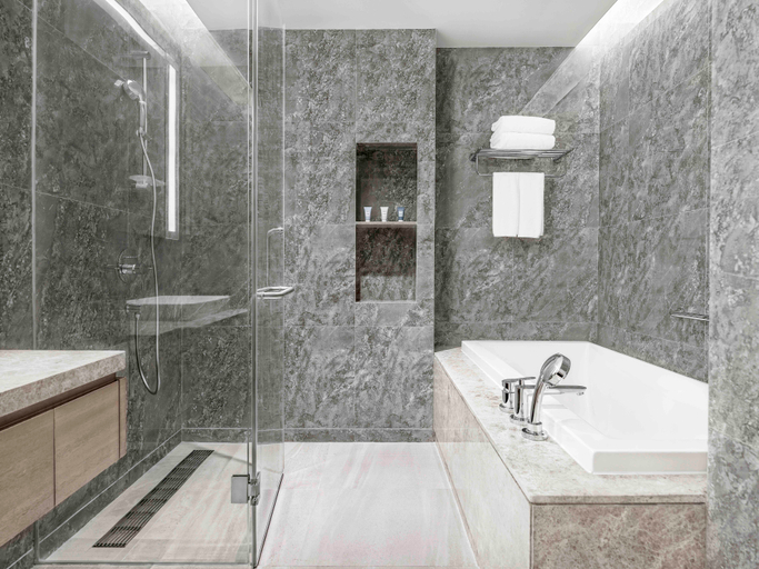 Bathroom, Oakwood Apartments Sanya, Sanya