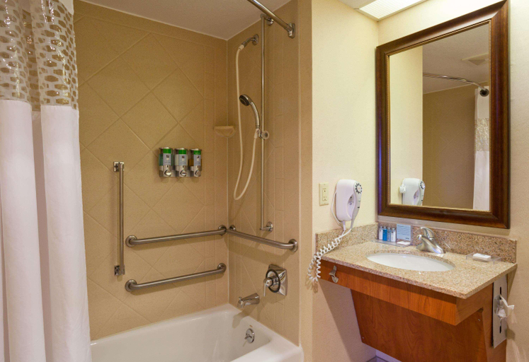 Bathroom 5, Hampton Inn Milwaukee-Airport, Milwaukee