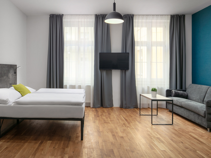 Bedroom 3, EA ApartHotel Melantrich, Praha 1