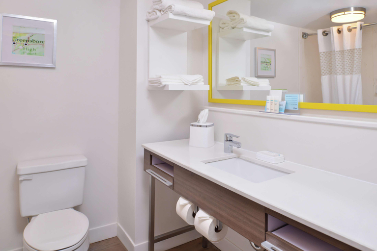 Bathroom 4, Hampton Inn Greensboro-East/Mcleansville, Guilford