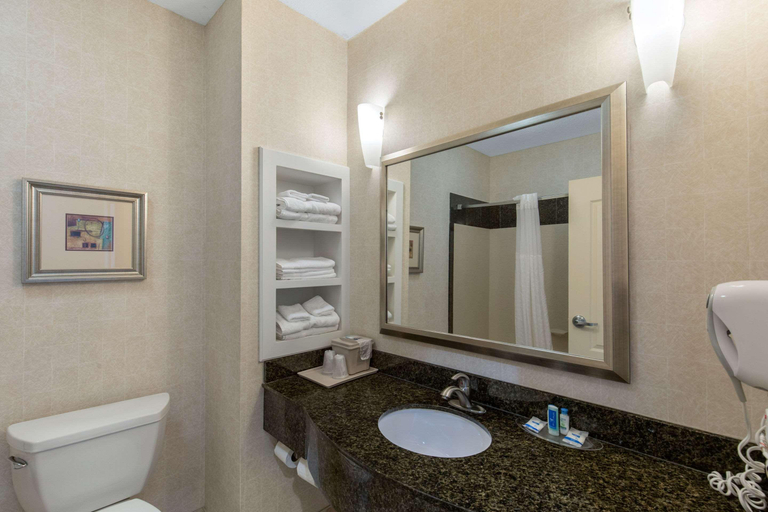 Bathroom 4, Rodeway Inn & Suites Hillsboro, Hill
